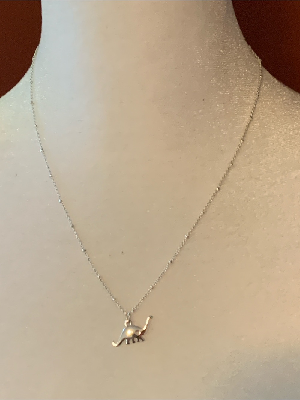 LC Lauren Conrad Silver Dinosaur Pendant Necklace